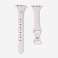 Monogrammed Watch Band in Taupe
