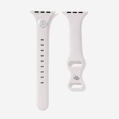 Monogrammed Watch Band in Taupe