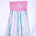 BLOOPER SWIM: Monogrammed Beach Cover Up
