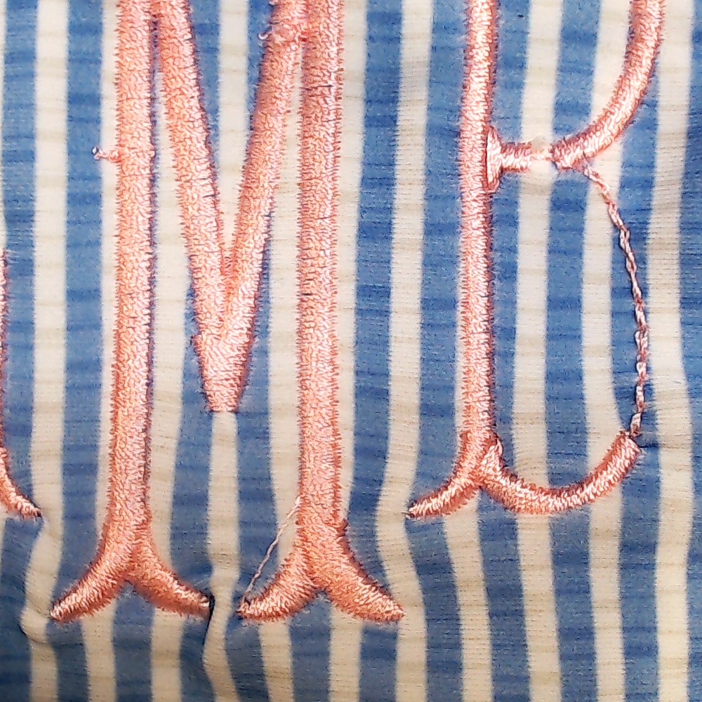 BLOOPER SWIM: Monogrammed Ruched Tankini