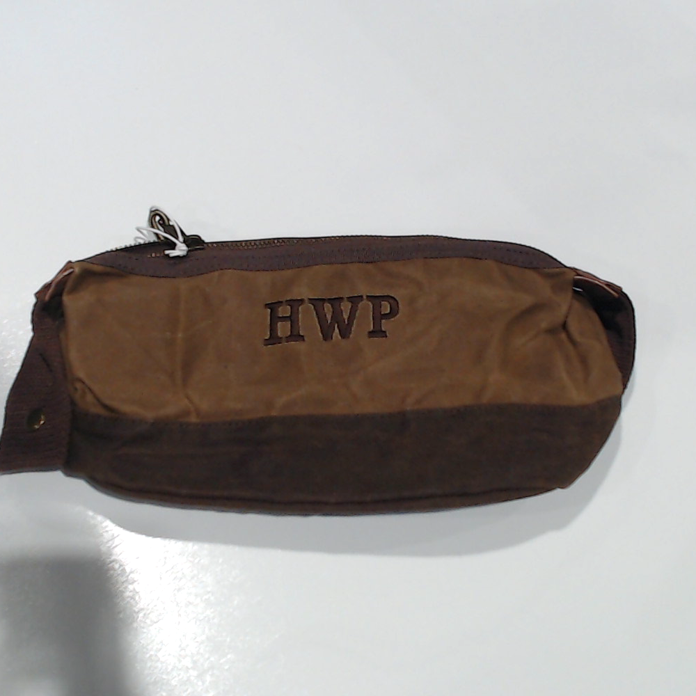BLOOPER ACCESSORY: Personalized Waxed Canvas Dopp Kit