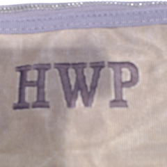 BLOOPER ACCESSORY: Personalized Waxed Canvas Dopp Kit
