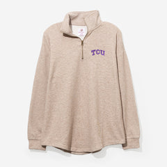 TCU Horned Frogs Heathered Fleece Pullover