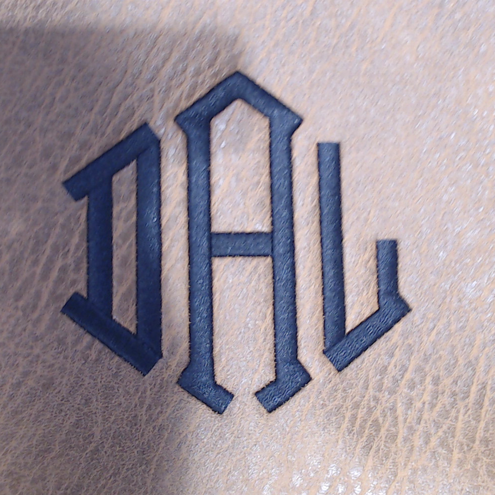 BLOOPER BAG: Monogrammed Saddlebag