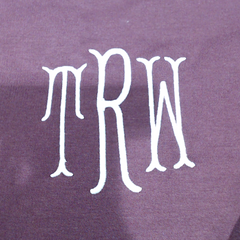 BLOOPER CLOTHING: Monogrammed Ruffle Sleeve Sweatshirt