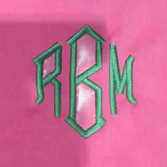 BLOOPER CLOTHING: Monogrammed Sequin Sports Sweatshirt