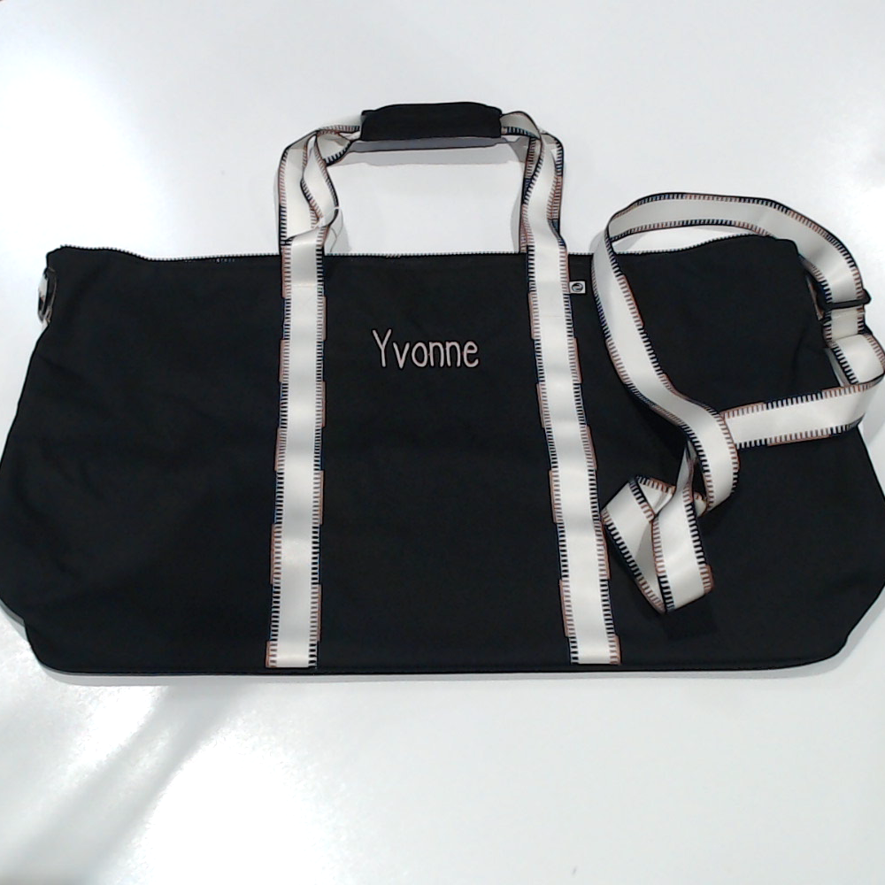 BLOOPER BAG: Monogrammed Weekend Bag