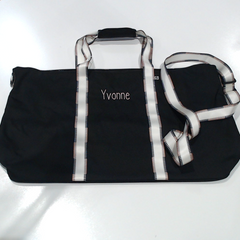 BLOOPER BAG: Monogrammed Weekend Bag
