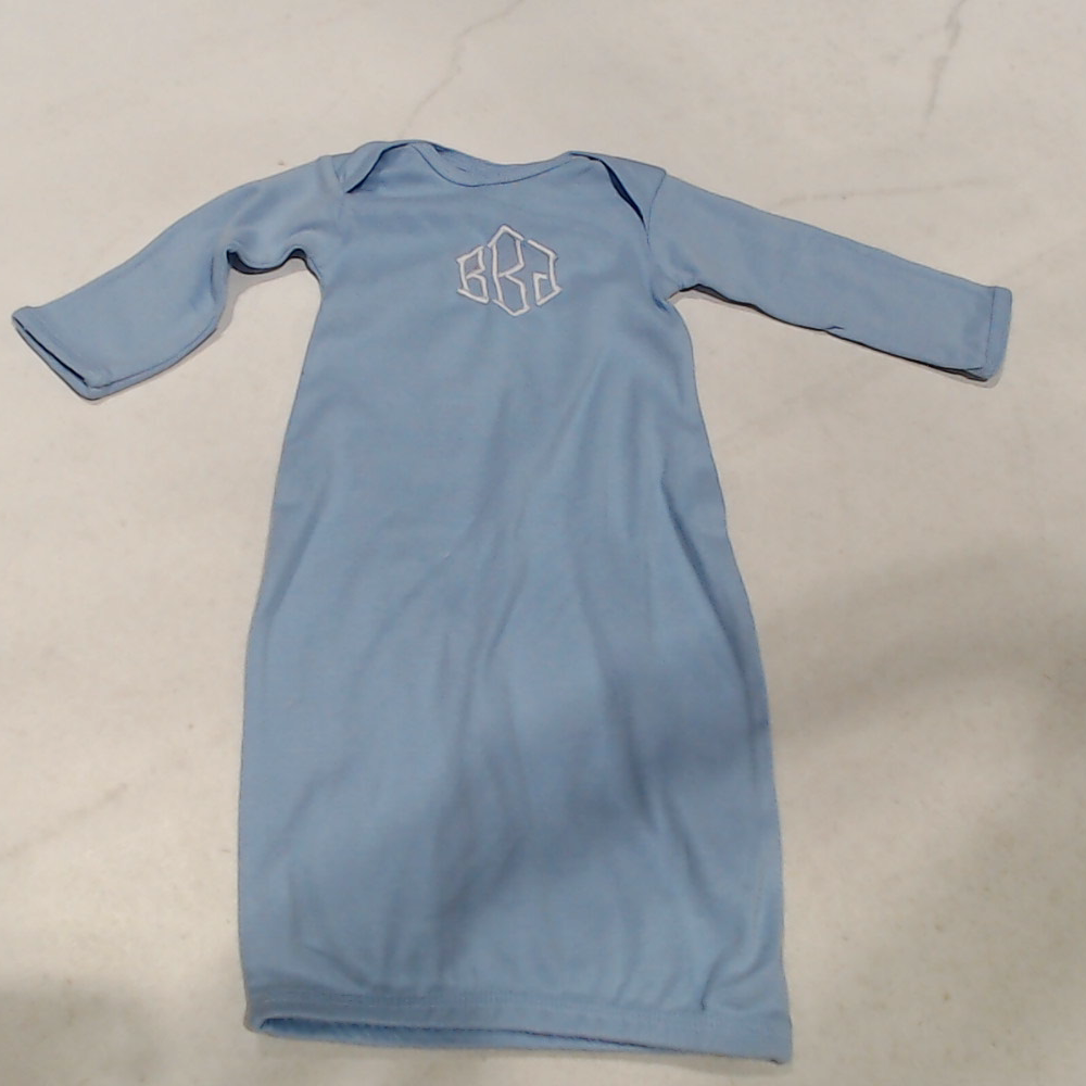 BLOOPER KIDS: Monogrammed Baby Layette Gown