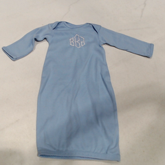 BLOOPER KIDS: Monogrammed Baby Layette Gown
