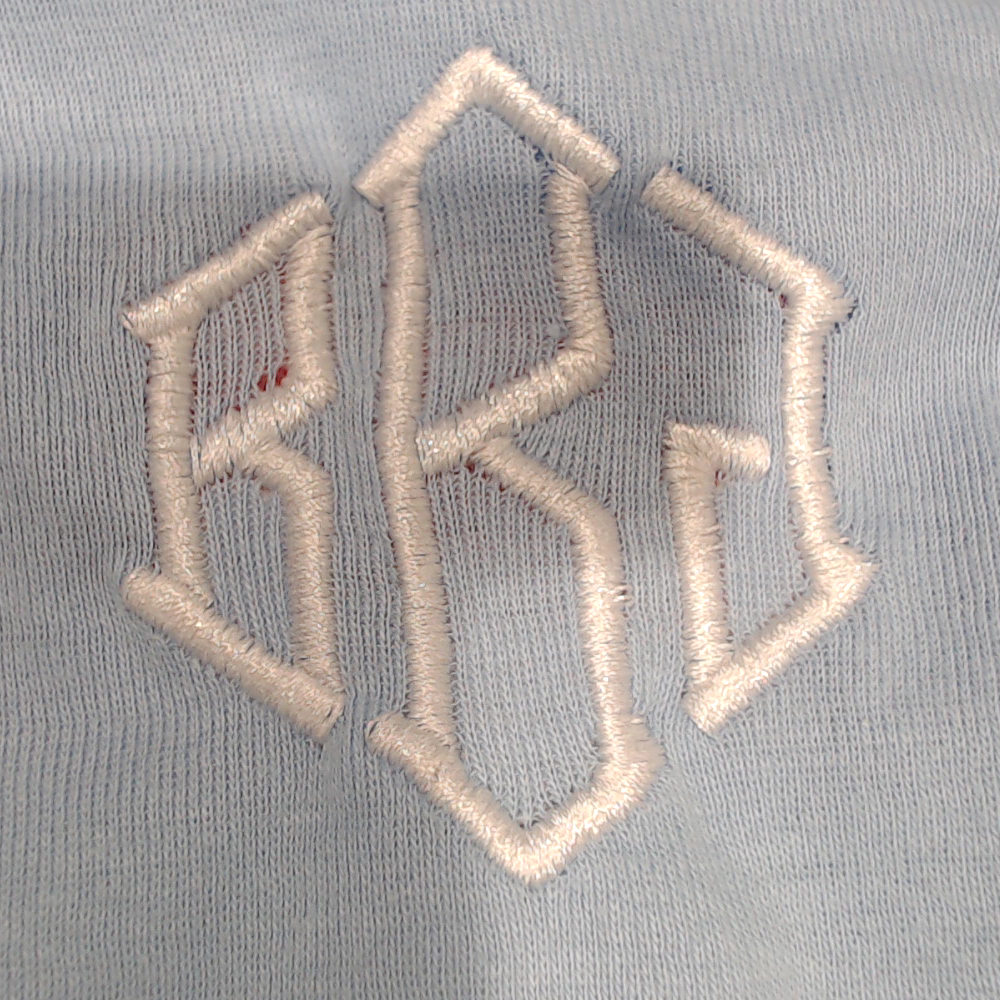 BLOOPER KIDS: Monogrammed Baby Layette Gown