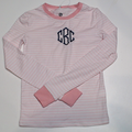 BLOOPER KIDS: Monogrammed Kids Pajama Shirt