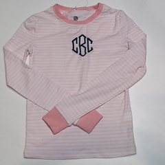 BLOOPER KIDS: Monogrammed Kids Pajama Shirt