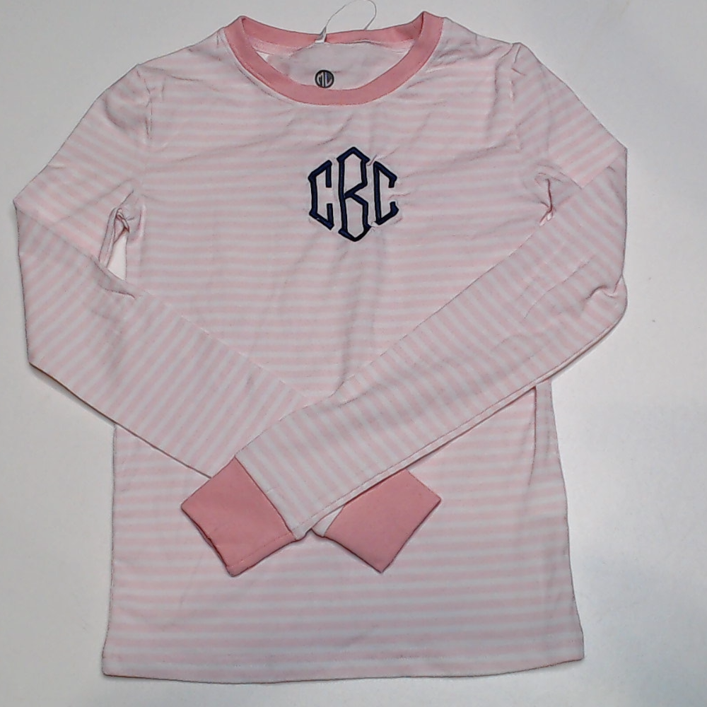 BLOOPER KIDS: Monogrammed Kids Pajama Shirt