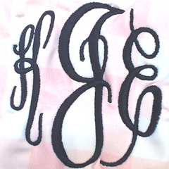 BLOOPER SWIM: Monogrammed High Neck Bikini Top