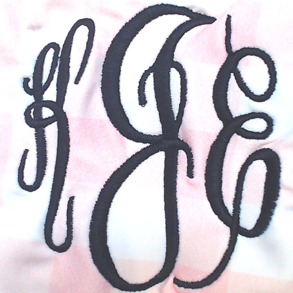 BLOOPER SWIM: Monogrammed High Neck Bikini Top