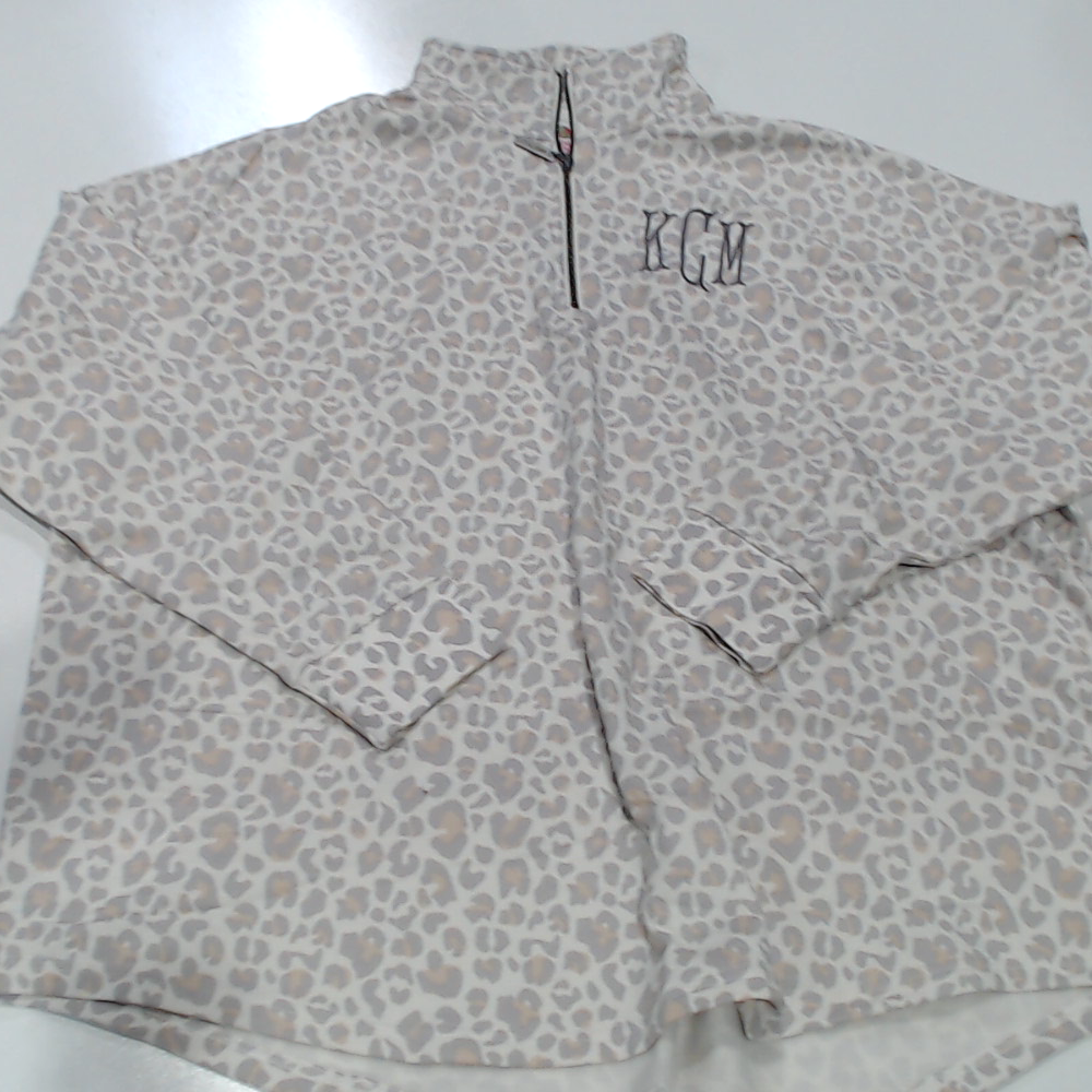 BLOOPER CLOTHING: Monogrammed Quarter Zip Sweatshirt