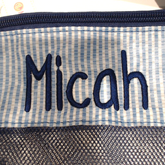 BLOOPER KID: Monogrammed Seashell Bag