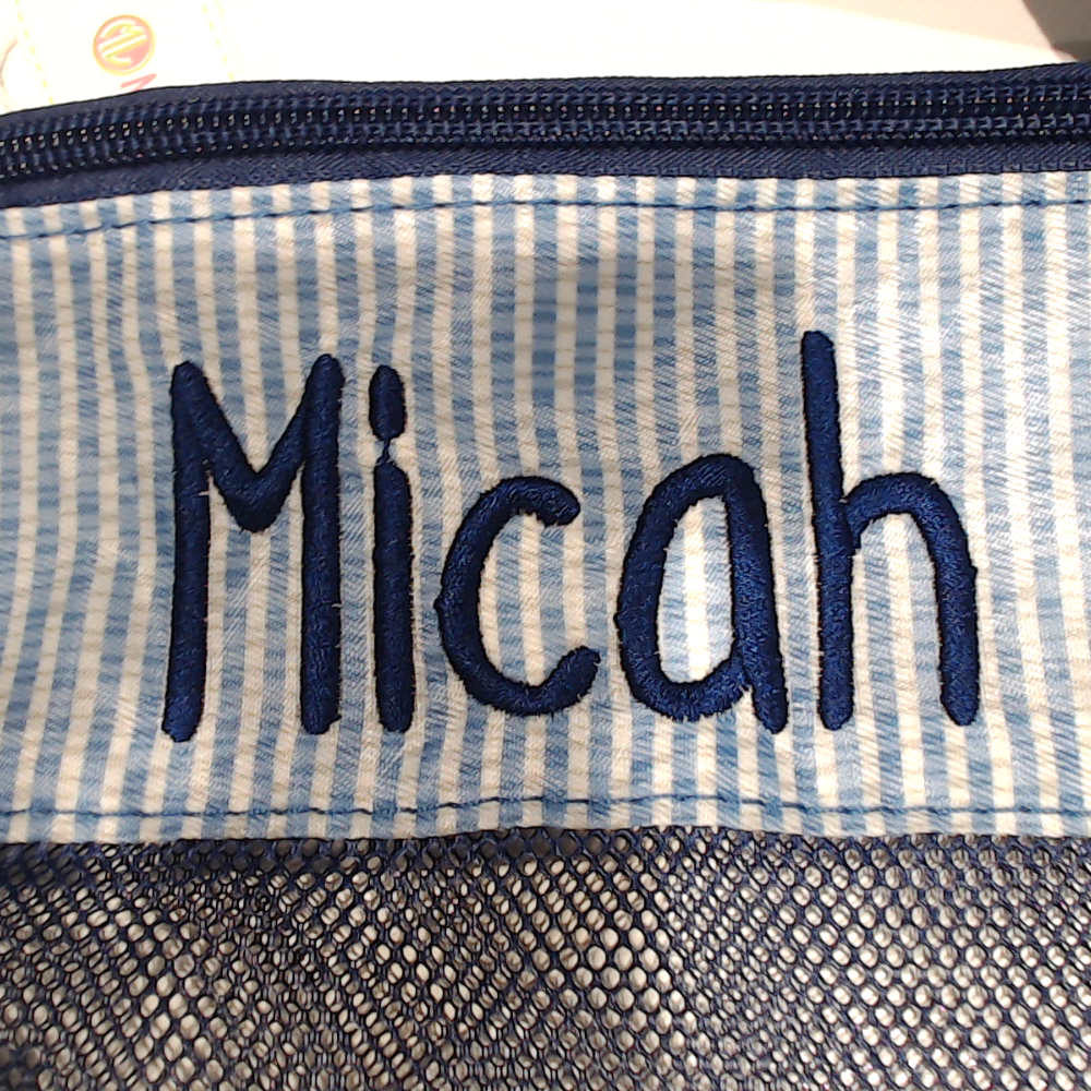 BLOOPER KID: Monogrammed Seashell Bag