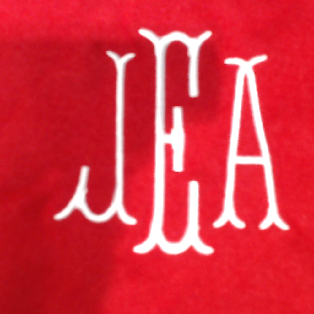 BLOOPER CLOTHING: Monogrammed Sequin Bow Sweatshirt