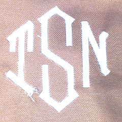 BLOOPER ACCESSORY: Monogrammed Bedside Caddy