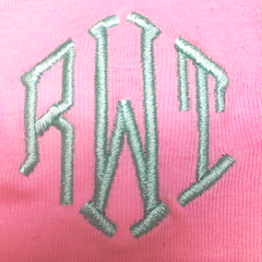 BLOOPER KIDS: Monogrammed Baby Layette Gown
