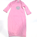 BLOOPER KIDS: Monogrammed Baby Layette Gown