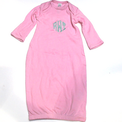 BLOOPER KIDS: Monogrammed Baby Layette Gown