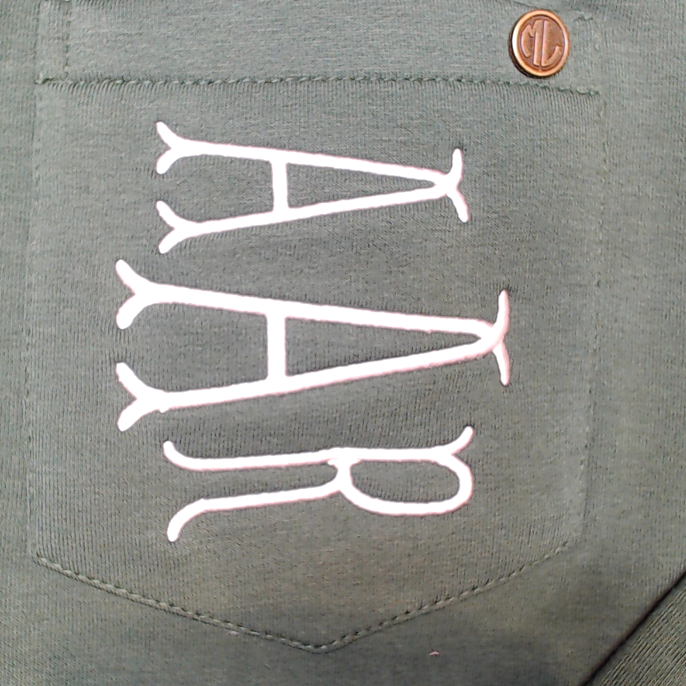 BLOOPER CLOTHING: Monogrammed Crewneck Sweatshirt