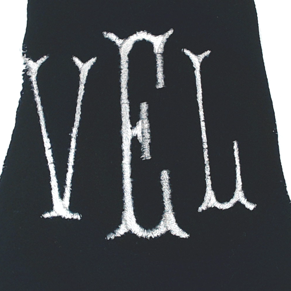 BLOOPER ACCESSORY: Monogrammed Velvet Bow