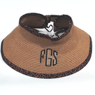 BLOOPER ACCESSORY: Monogrammed Packable Straw Visor
