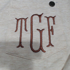 BLOOPER CLOTHING: Monogrammed Crewneck Sweatshirt