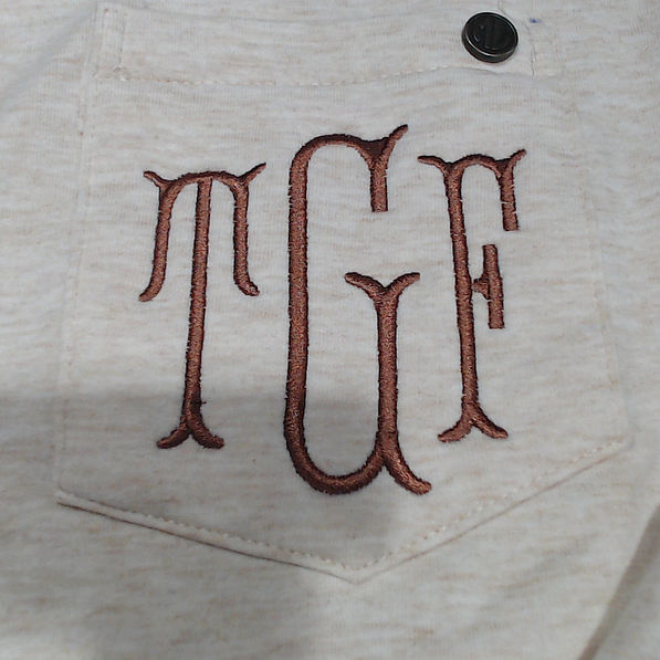 BLOOPER CLOTHING: Monogrammed Crewneck Sweatshirt