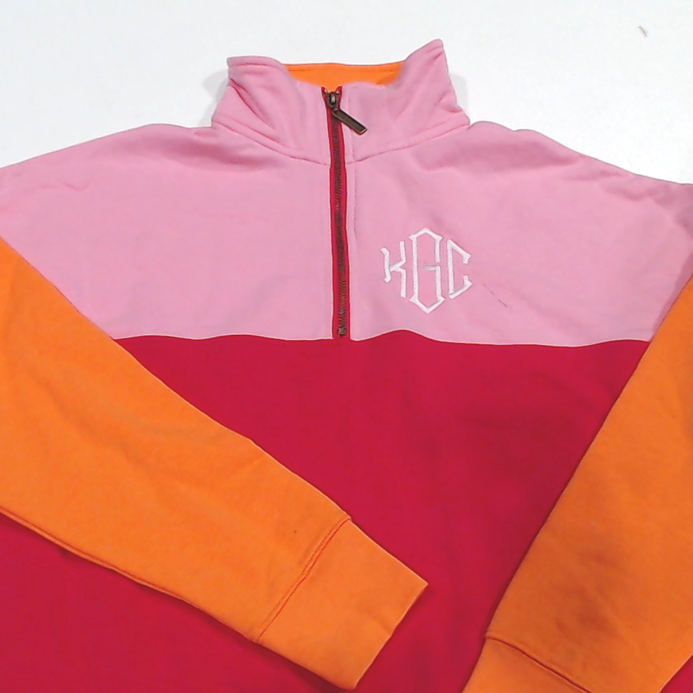 BLOOPER CLOTHING: Monogrammed Colorblock Pullover