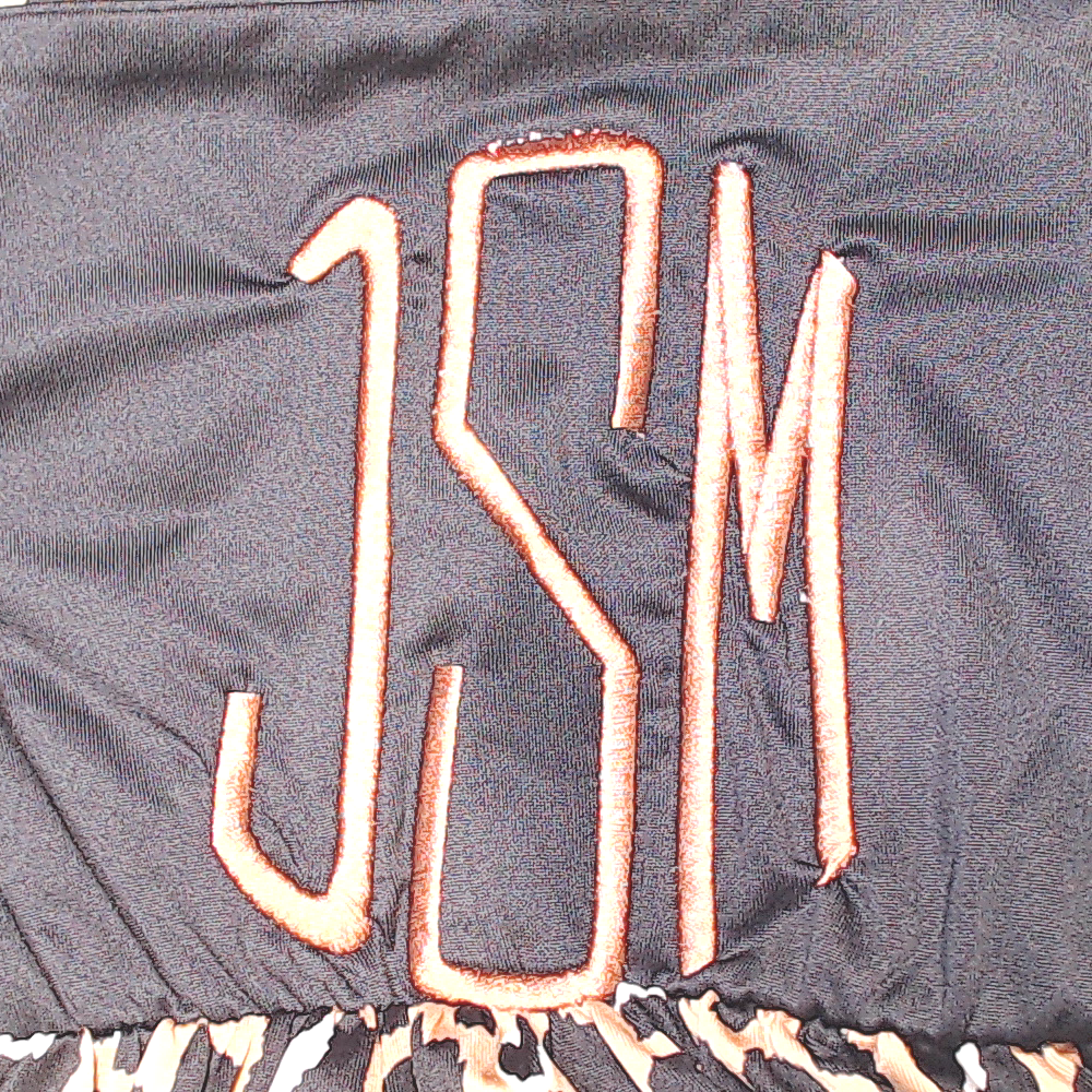 BLOOPER SWIM: Monogrammed Beach Cover Up