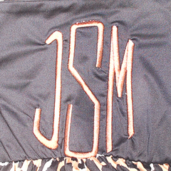 BLOOPER SWIM: Monogrammed Beach Cover Up