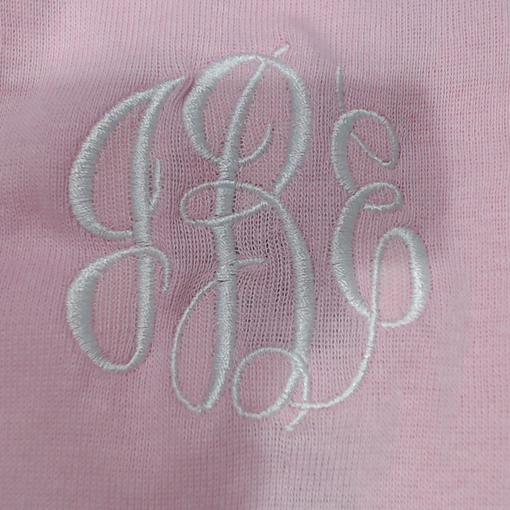 BLOOPER KIDS: Monogrammed Baby Layette Gown