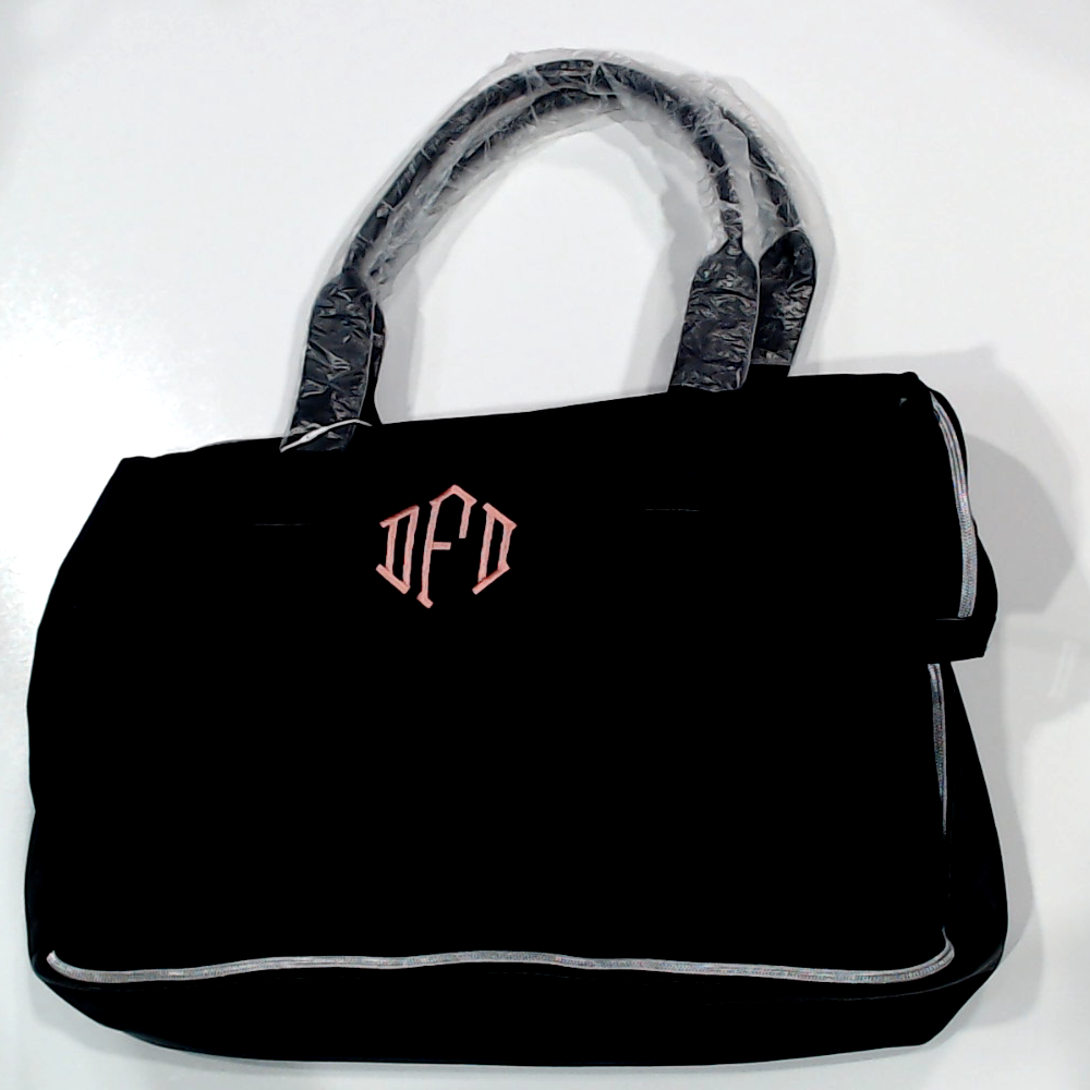 BLOOPER BAG: Monogrammed Canvas Weekender