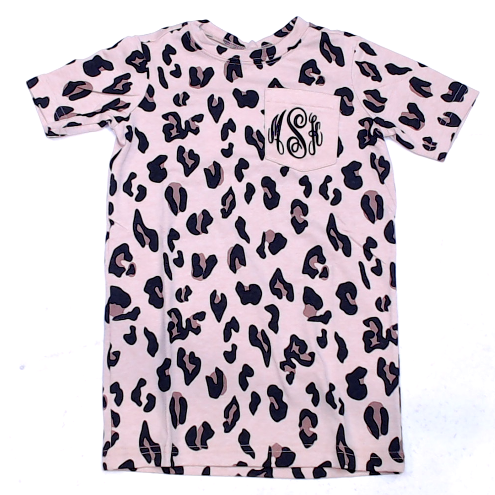 BLOOPER KIDS: Monogrammed Kids T-Shirt Dress