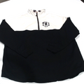 BLOOPER CLOTHING: Monogrammed Quarter Zip Sweatshirt