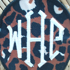 BLOOPER ACCESSORY: Monogrammed Straw Hat