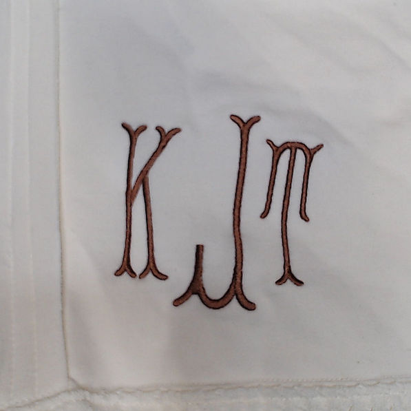 BLOOPER CLOTHING: Monogrammed Waffle Knit Pullover