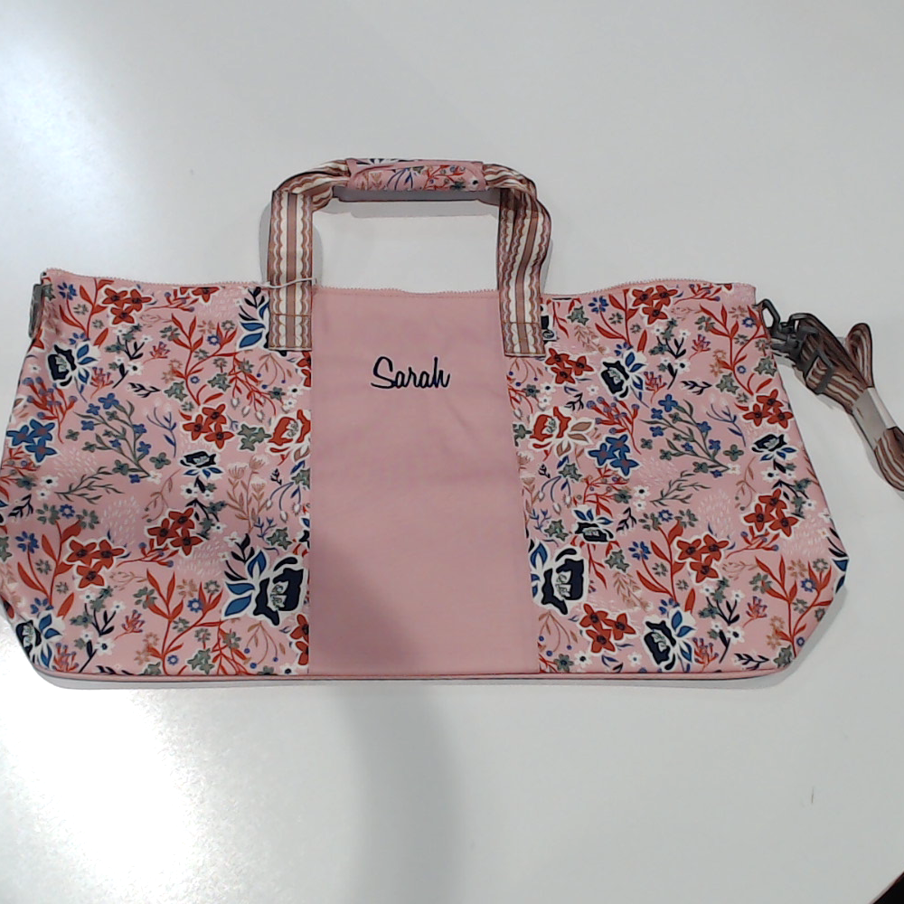 BLOOPER BAG: Monogrammed Weekend Bag