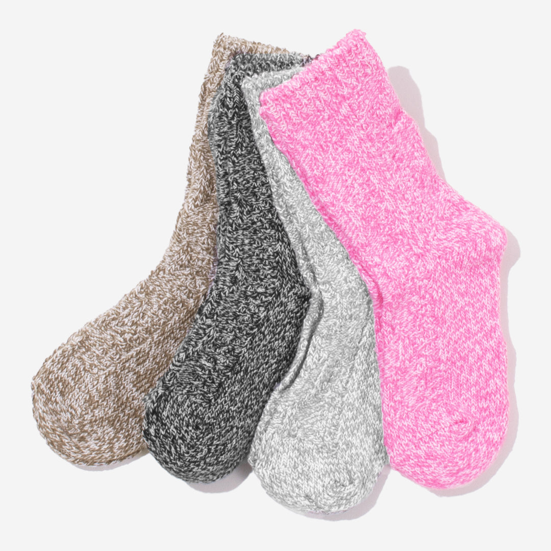 kids duck boot socks packs in black & pink