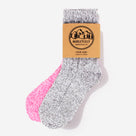 Kids Duck Boot Socks | Pink & Grey