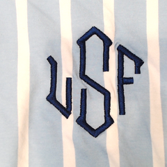 BLOOPER CLOTHING: Monogrammed Ruffle Top