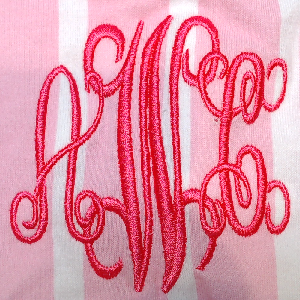 BLOOPER CLOTHING: Monogrammed Ruffle Top