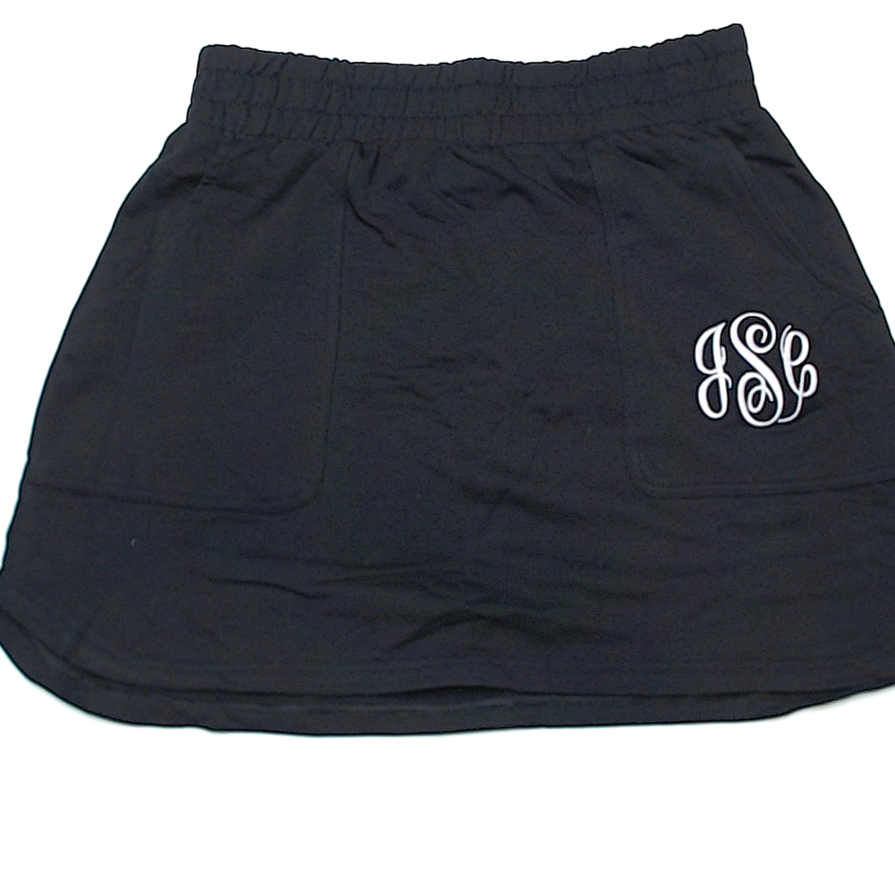 BLOOPER CLOTHING: Monogrammed Casual Skirt