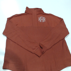 BLOOPER CLOTHING: Monogrammed Waffle Knit Pullover