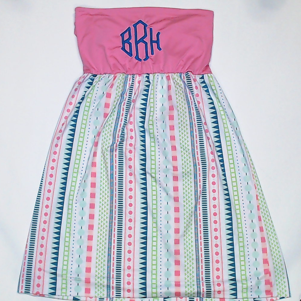 BLOOPER SWIM: Monogrammed Beach Cover Up